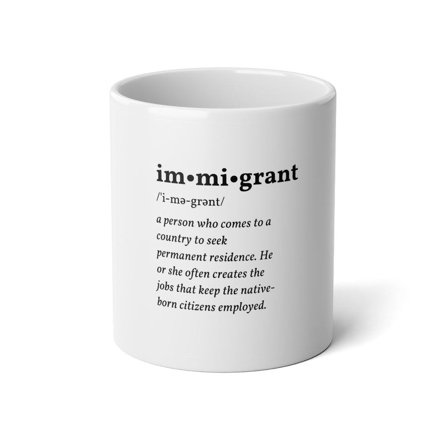 Immigrant Mug, 20 oz.