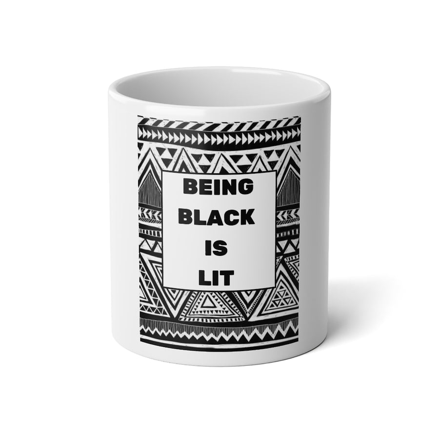 Black is Lit Mug, 20 oz.