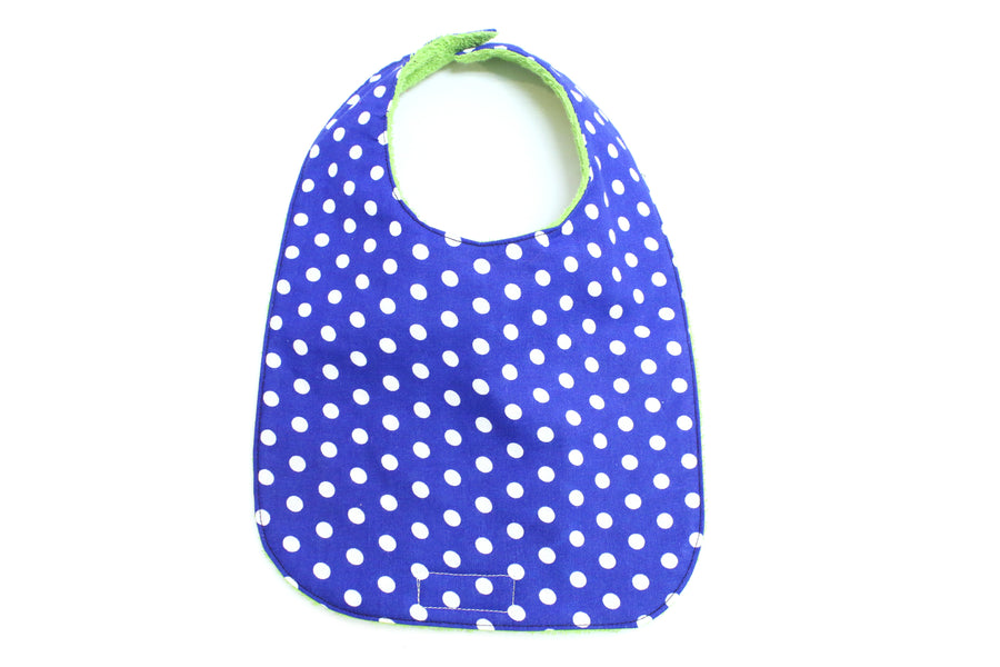 Bold Blue Dots Bib