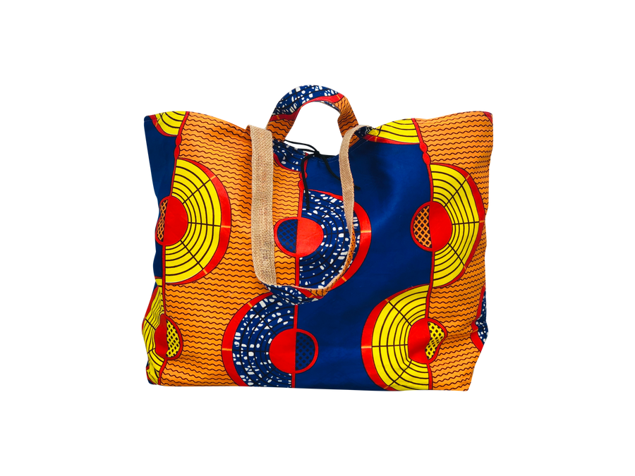 Rainbow Ankara Tote
