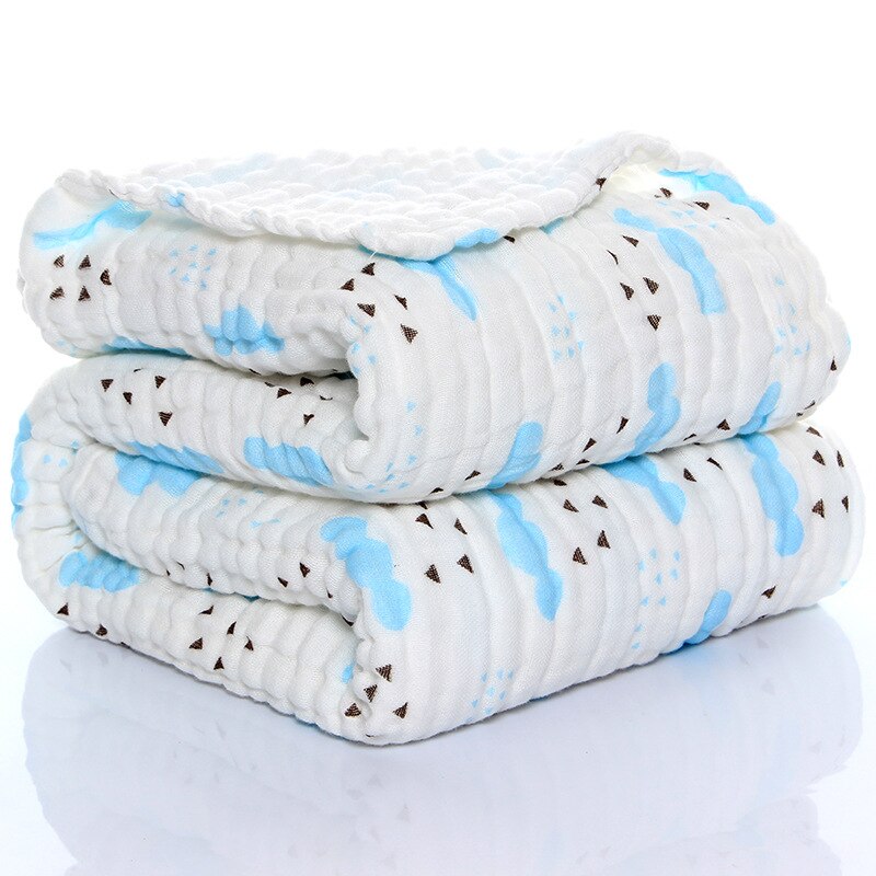 Baby Blankets Organic Muslin Swaddles Blanket for Newborn Cotton Solid Bath Towel
